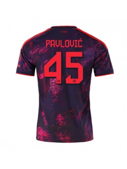 Moški Nogometna dresi replika Bayern Munich Aleksandar Pavlovic #45 Tretji 2026-27 Kratek rokav Moški Nogometna dresi replika Bayern Munich Aleksandar Pavlovic #45 Tretji 2026-27 Kratek rokav